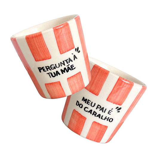 Kit dia do pai copos de café - Meu pai é do caralho & Pergunta à tua mãe