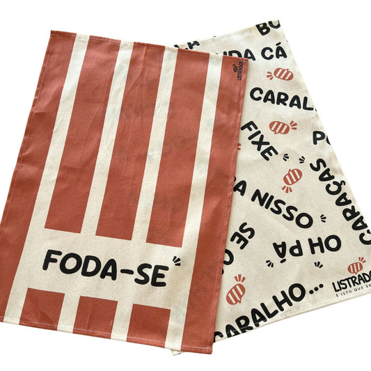 Kit panos de cozinha - Foda-se + Expressões Portuguesas